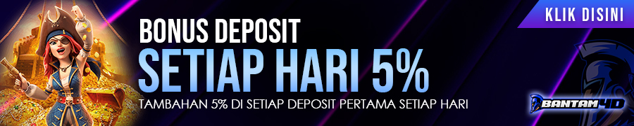 BONUS DEPOSIT HARIAN 5%